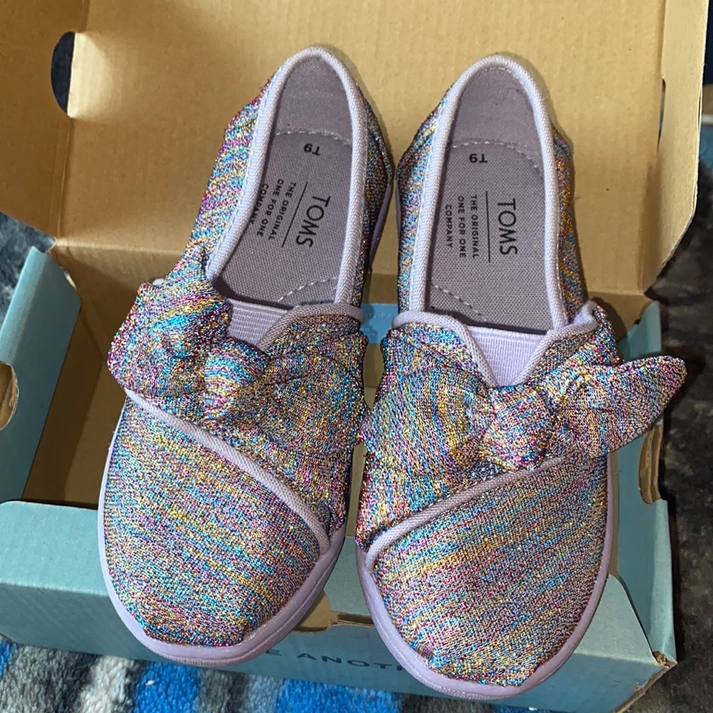Drizzle grey multi glimmer woven/bow